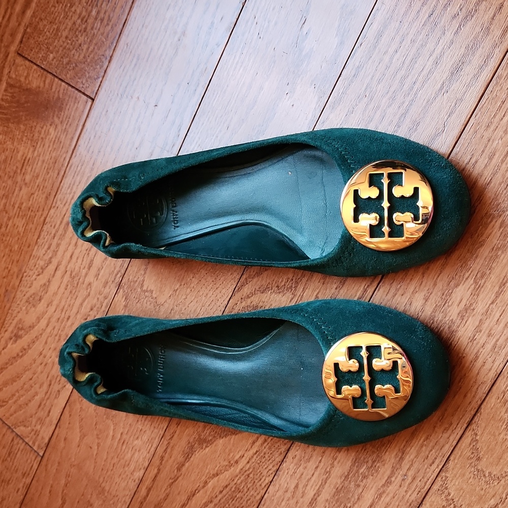 Tory Burch Minnie ballet flat 7.5 green